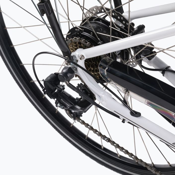 Női elektromos kerékpár Romet Gazela RM 1 fehér és fekete R22B-ELE-28-20-P-672 11