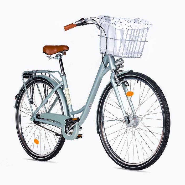 Női városi kerékpár Romet Pop Art 28 Lux szürke 2228565 2