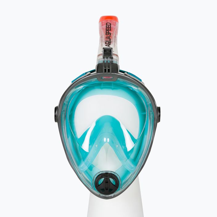 Teljes arcú maszk sznorkelezéshez AQUA-SPEED Spectra 2.0 Türkiz 247 2