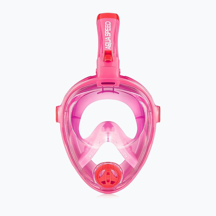 AQUA-SPEED Spectra 2.0 Kid teljes arcú snorkel maszk rózsaszín 7081 2