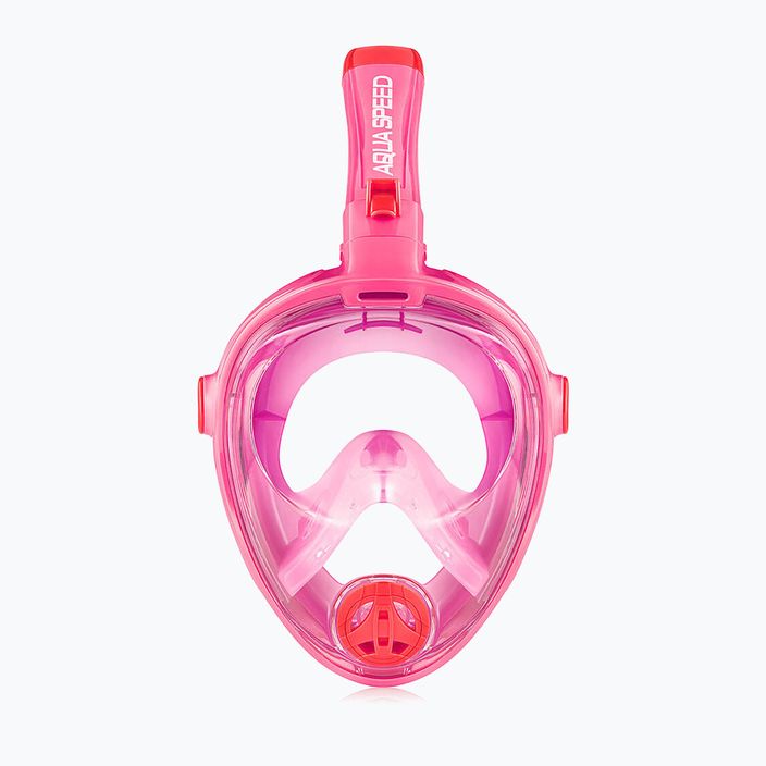 AQUA-SPEED Spectra 2.0 Kid teljes arcú snorkel maszk rózsaszín 7085 2