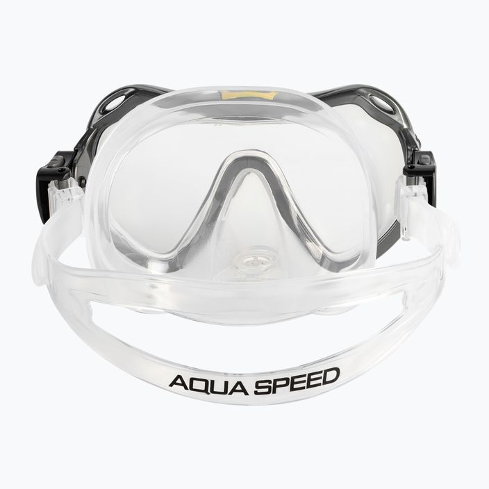 AQUA-SPEED Java + Elba maszk + snorkel búvárszett sárga 8206 6