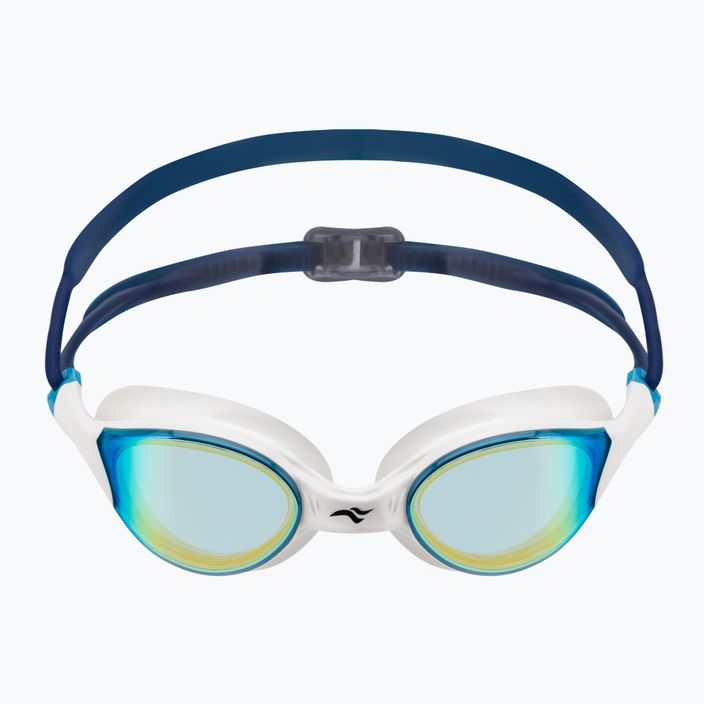AQUA-SPEED úszószemüveg Vortex Mirror fehér-kék 8882 2