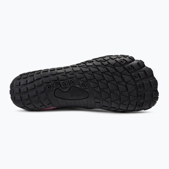 Női vízi cipő AQUA-SPEED Nautilus fekete-rózsaszín 637 5