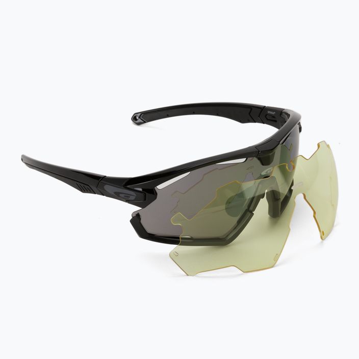 Országúti kerékpáros szemüveg GOG Viper fekete E595-1