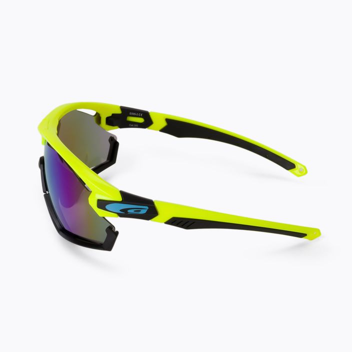 Országúti kerékpáros szemüveg GOG Viper sárga-fekete E595-2 4