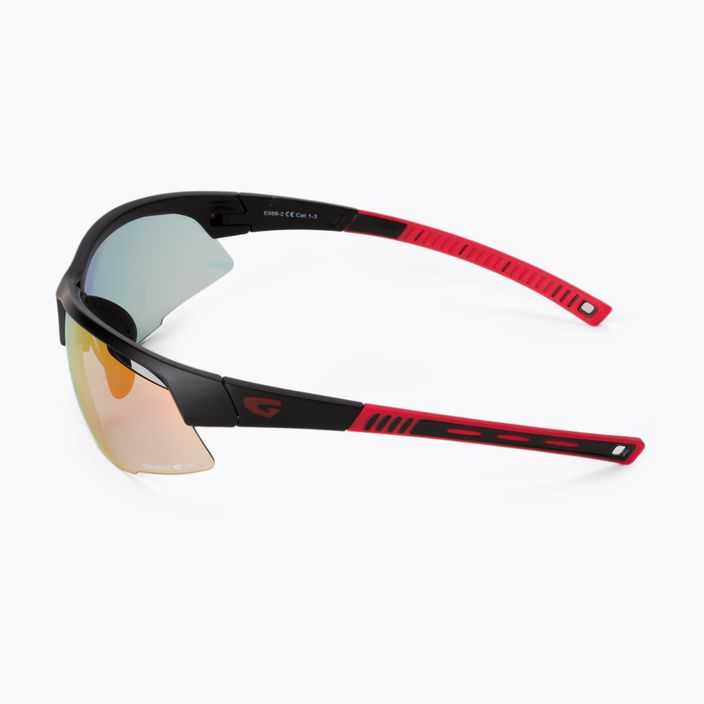 Országúti kerékpáros szemüveg Gog Falcon C piros-fekete E668-2 4