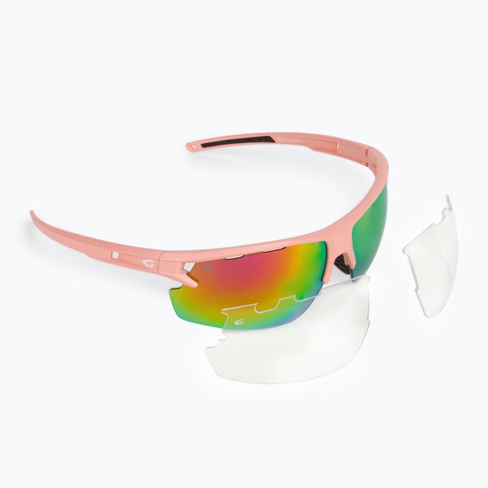 GOG kerékpáros szemüveg Éter rózsaszín E589-3 6