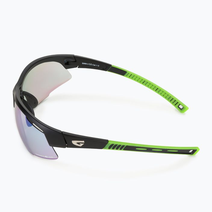 GOG Falcon C kerékpáros szemüveg fekete/zöld E668-3 4