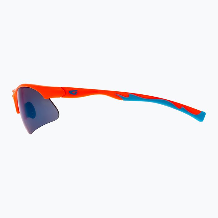 GOG Balami matt neon narancs / kék / kék tükör gyermek kerékpáros szemüveg E993-3 7