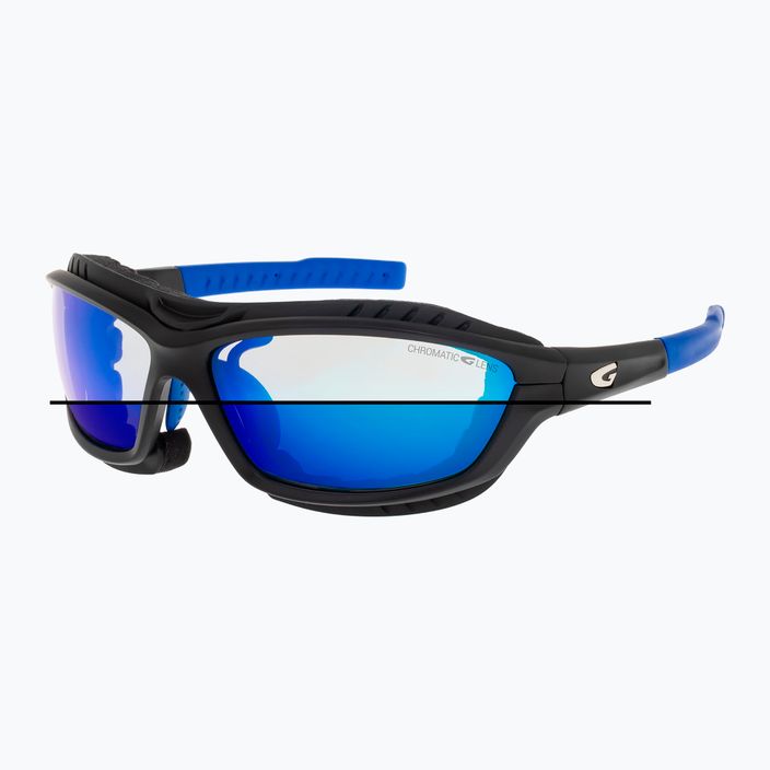 GOG Syries C matt fekete/kék/polikromatikus kék napszemüveg 3