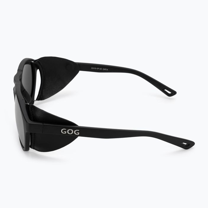 GOG Nanga matt fekete / ezüst tükör napszemüveg E410-1P 4
