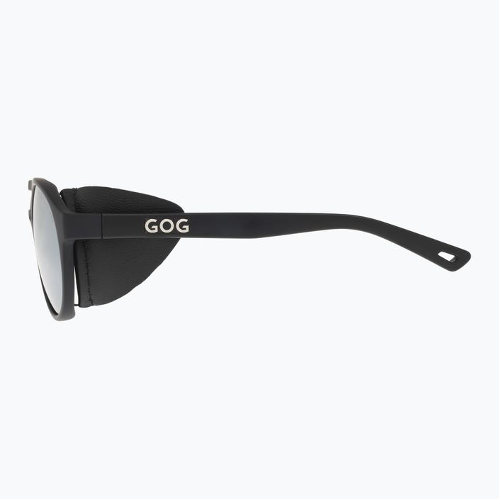 GOG Nanga matt fekete / ezüst tükör napszemüveg E410-1P 8