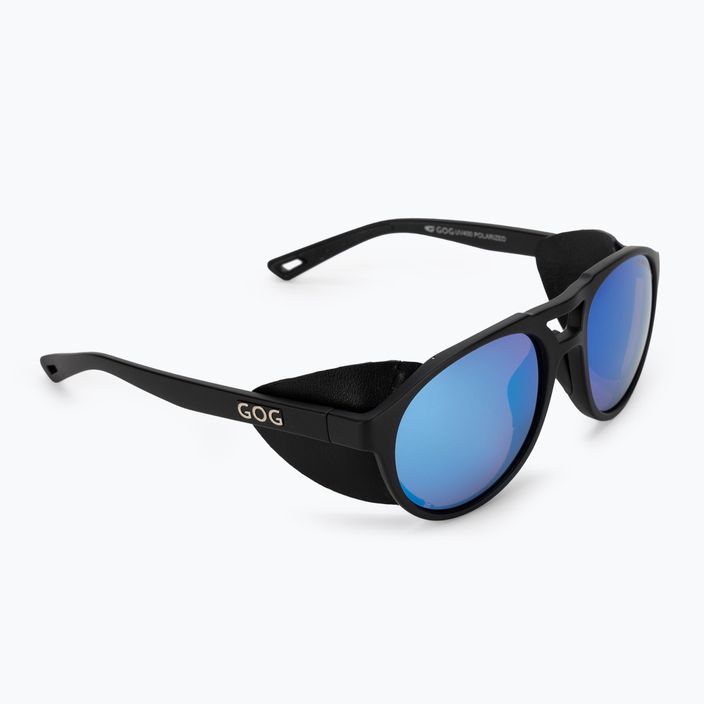 GOG Nanga matt fekete / polikromatikus fehér-kék napszemüveg E410-2P