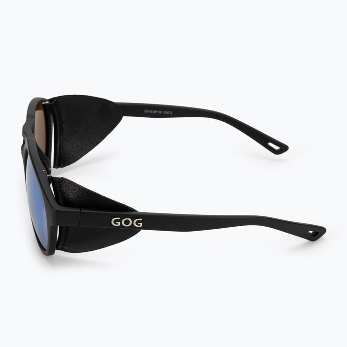 GOG Nanga matt fekete / polikromatikus fehér-kék napszemüveg E410-2P 4