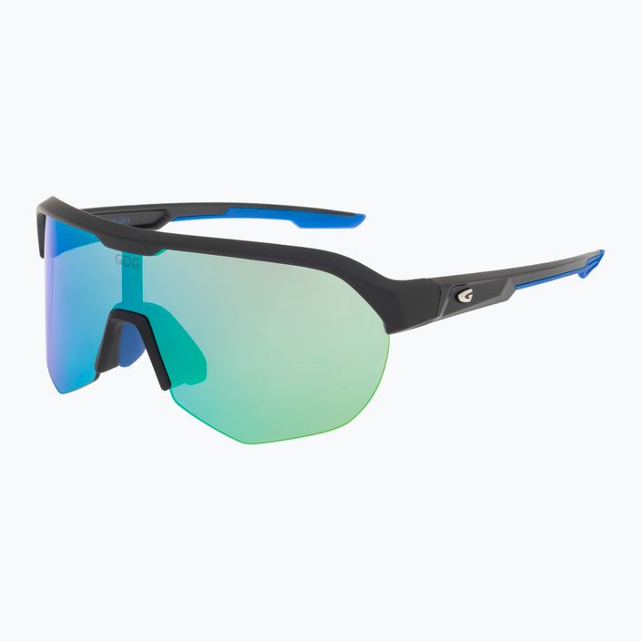 GOG Perseus matt fekete/kék/kék/zöld kerékpáros szemüveg E501-4 6