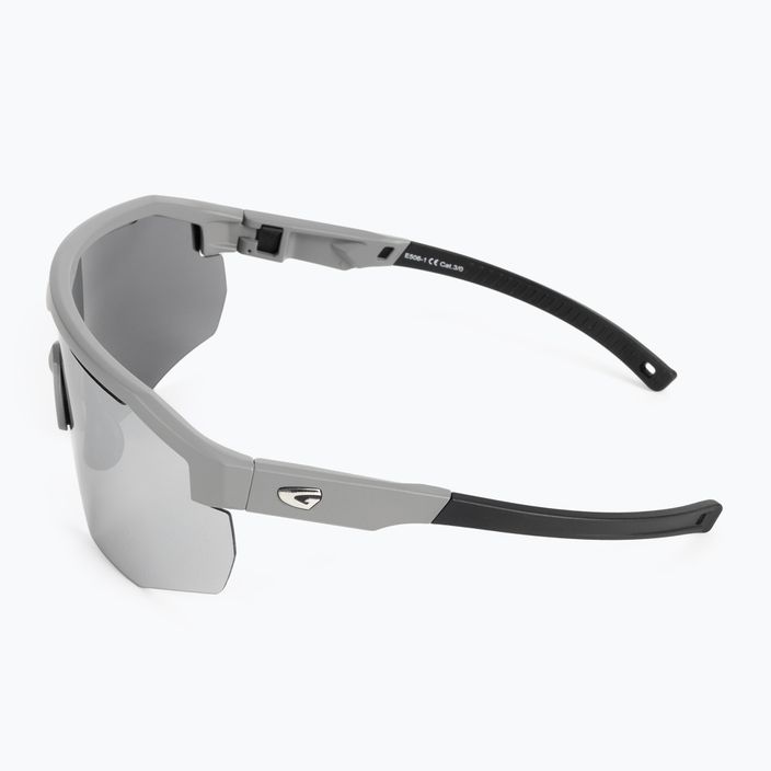 GOG kerékpáros szemüveg Argo matt szürke / fekete / ezüst tükör E506-1 5