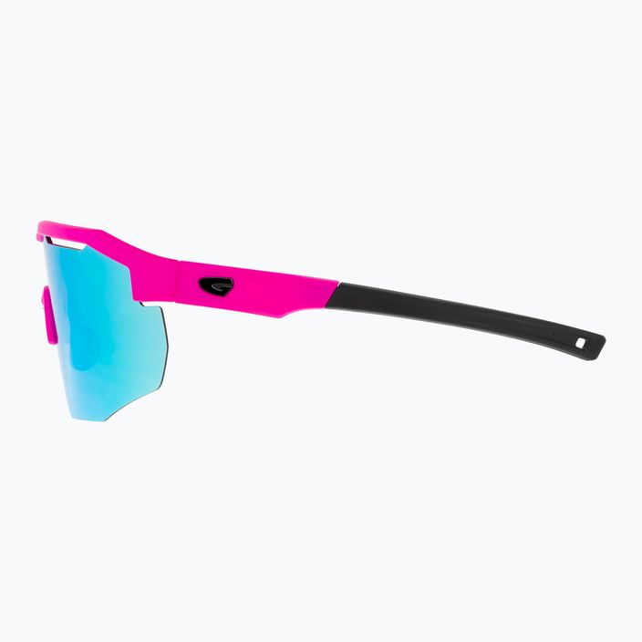 GOG kerékpáros szemüveg Argo matt neon rózsaszín/fekete/fehér-kék E506-2 9