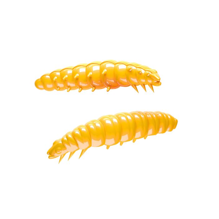 Libra Lures Larva Krill Sötét Sárga LARVAK gumicsali 2