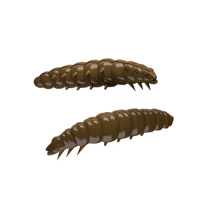 Libra Lures Larva Krill Brown LARVAK gumi csali 2