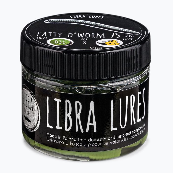 Libra Lures Fatty D'Worm Cheese 8 db. Olívaolaj FATTYDWORMK75