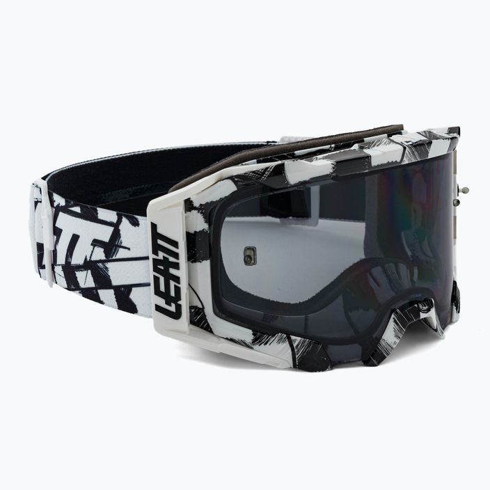 Leatt Velocity 5.5 fehér és fekete kerékpáros szemüveg 8022010350