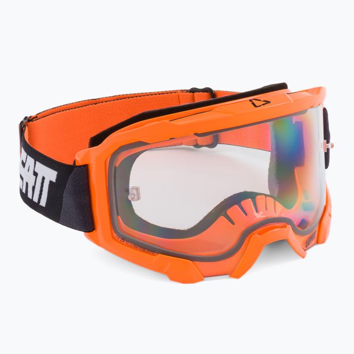 Leatt Velocity 4.5 neon narancssárga / tiszta kerékpáros szemüveg 8022010500