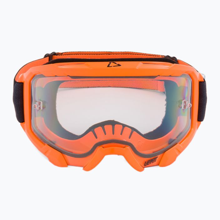 Leatt Velocity 4.5 neon narancssárga / tiszta kerékpáros szemüveg 8022010500 2