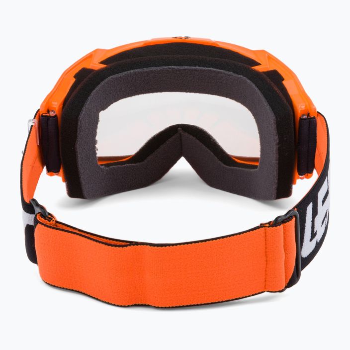 Leatt Velocity 4.5 neon narancssárga / tiszta kerékpáros szemüveg 8022010500 3