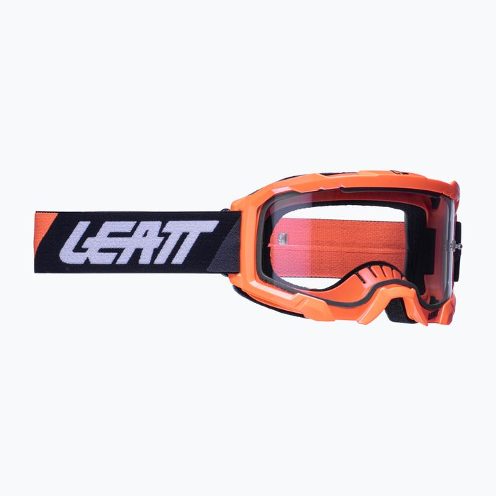 Leatt Velocity 4.5 neon narancssárga / tiszta kerékpáros szemüveg 8022010500 6