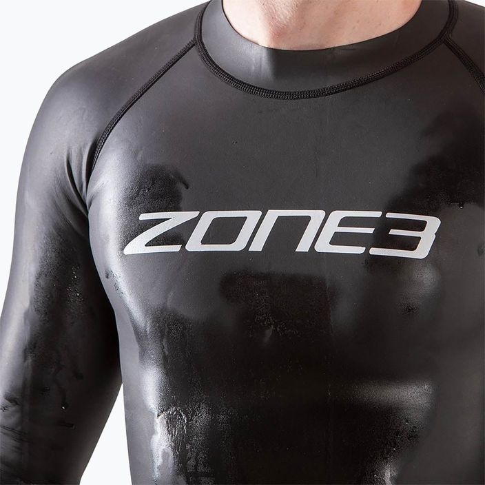ZONE3 Long Sleeve Under Wetsuit Baselayer black/white neoprén alapréteg 3