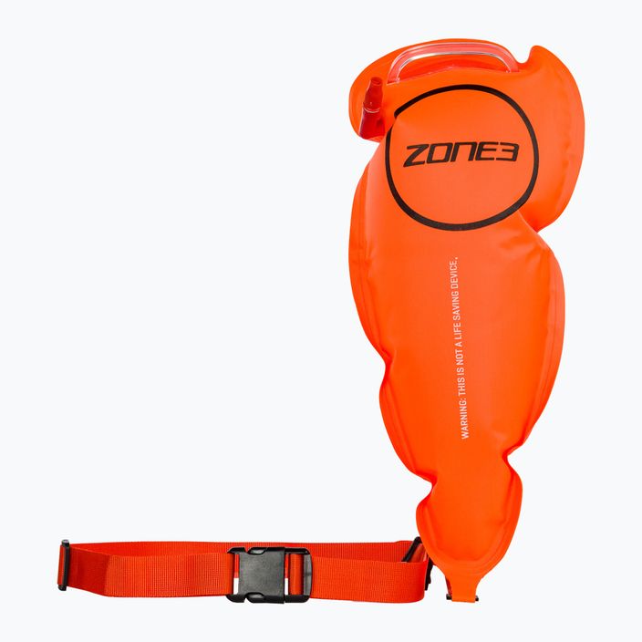 ZONE3 Swim Safety Belt With Tow Float Pouch hi-vis orange biztonsági bója