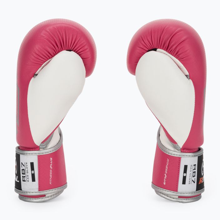 Rival Fitness Plus Bag rózsaszín/fehér bokszkesztyű 3