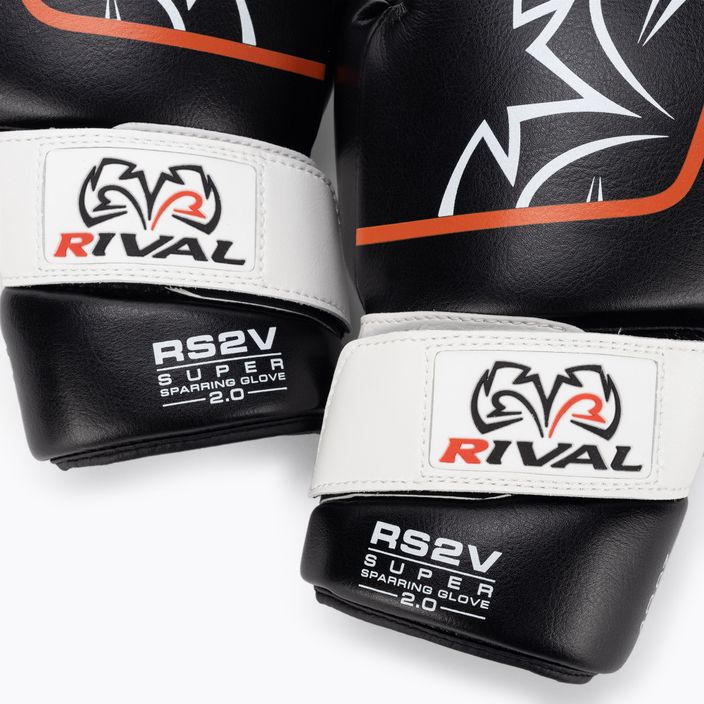 Rival Super Sparring 2.0 bokszkesztyű fekete 4