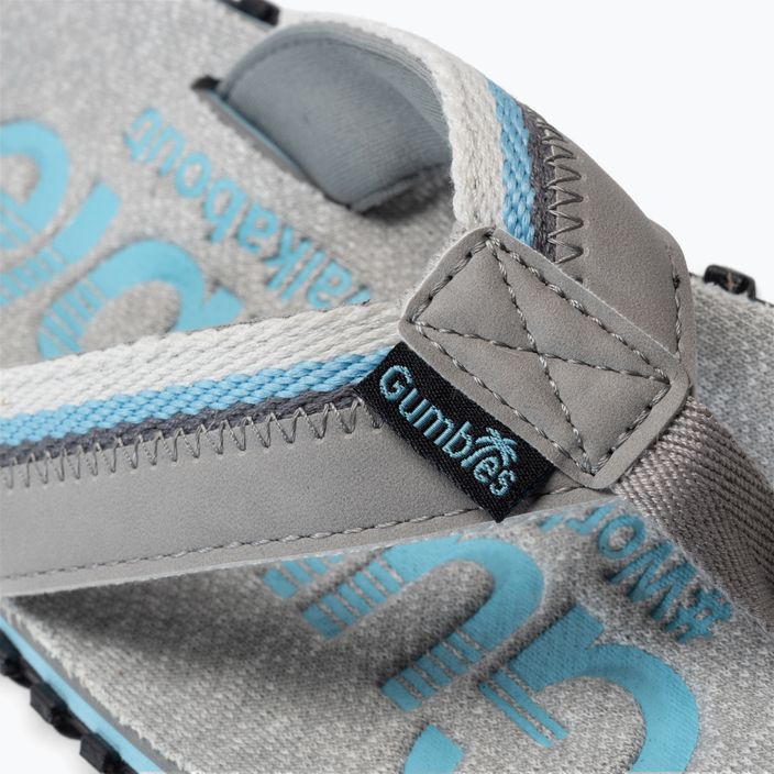 Gumbies Cairns kék/szürke flip flopok 7