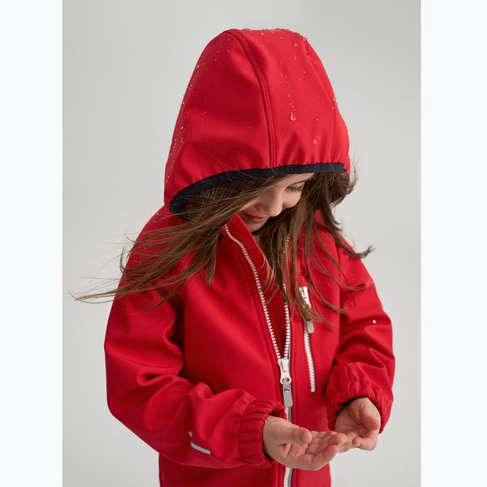 Reima gyermek softshell kabát Vantti paradicsom piros 4