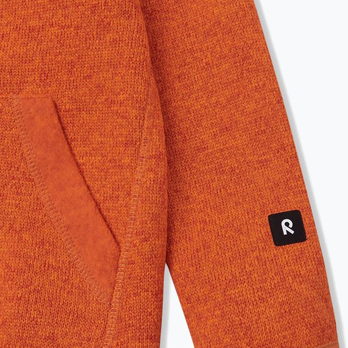 Reima Hopper gyermek fleece kapucnis pulóver narancssárga 5200050A-2680 6