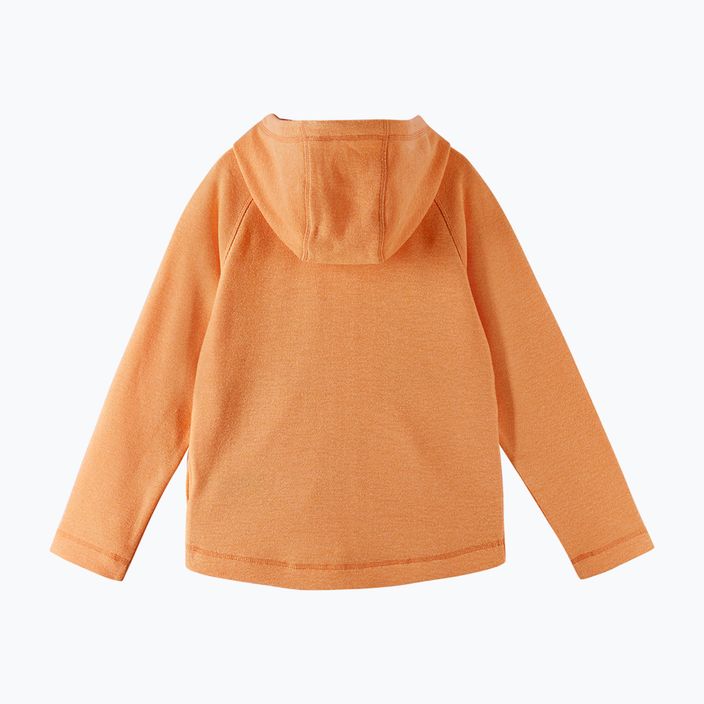 Reima Haave gyermek fleece kapucnis pulóver narancssárga 5200120A-2690 3