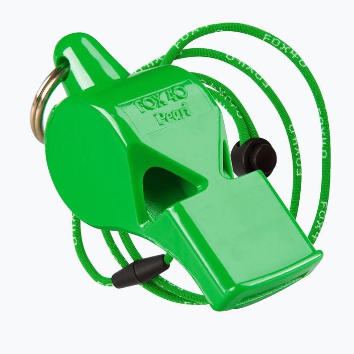 Síp zsinórral Fox 40Pearl Safety Neon Zöld 9703