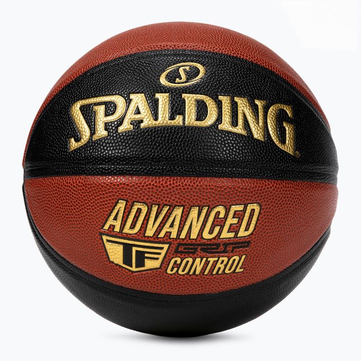 Spalding Advanced Grip Control kosárlabda fekete-narancs 76872Z