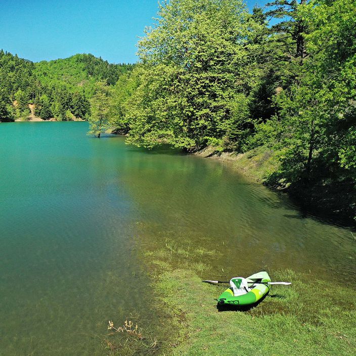 AquaMarina Recreational Kayak 1 személyes felfújható kajak 10'3″ BE-312 zöld 14