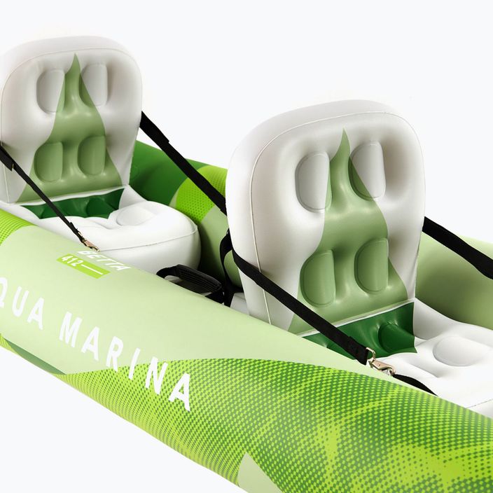 2 személyes felfújható kajak 13'6″ AquaMarina rekreációs kajak zöld Betta-412 6