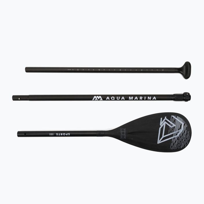 Aqua Marina SUP Paddle SPORTS III állítható fekete B0303012 5