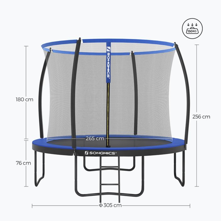 SONGMICS trambulin 305 cm kék STR10BK 10