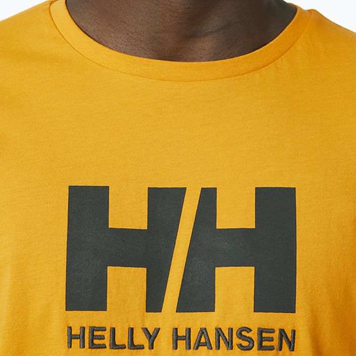 Férfi Helly Hansen HH Logo trekking póló sárga 33979_328 3