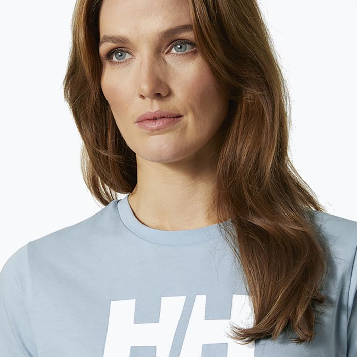 Női trekking póló Helly Hansen HH Logo kék 34112_582 3
