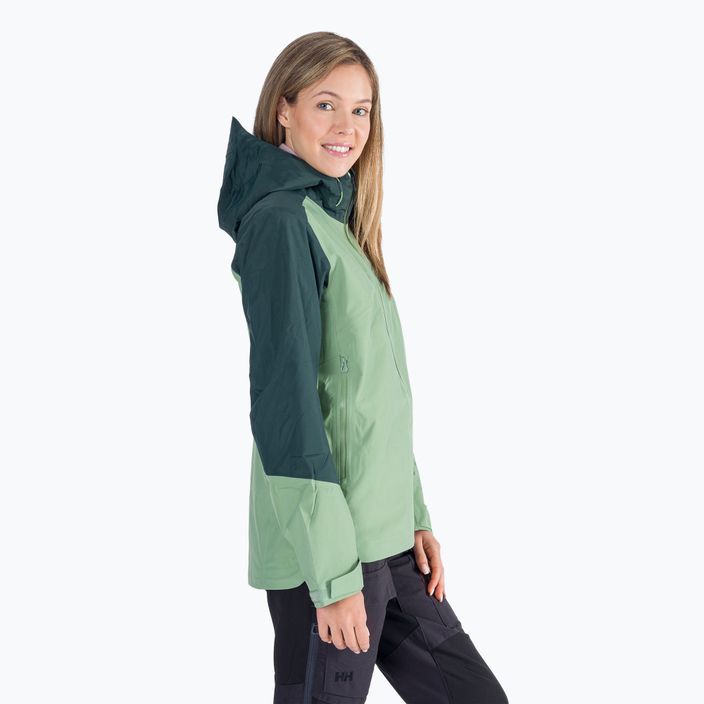 Helly Hansen női hardshell kabát Verglas 3L Shell 2.0 zöld 62757_406 2
