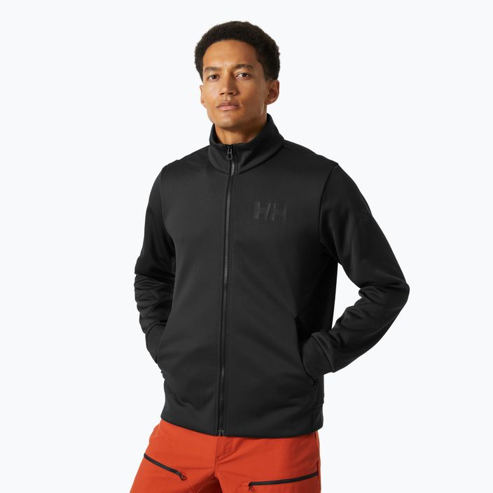 Helly Hansen HP Fleece 2.0 férfi vitorlás pulóver ébenfekete színű