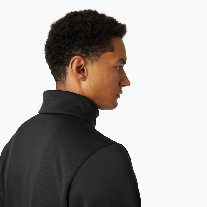 Helly Hansen HP Fleece 2.0 férfi vitorlás pulóver ébenfekete színű 3