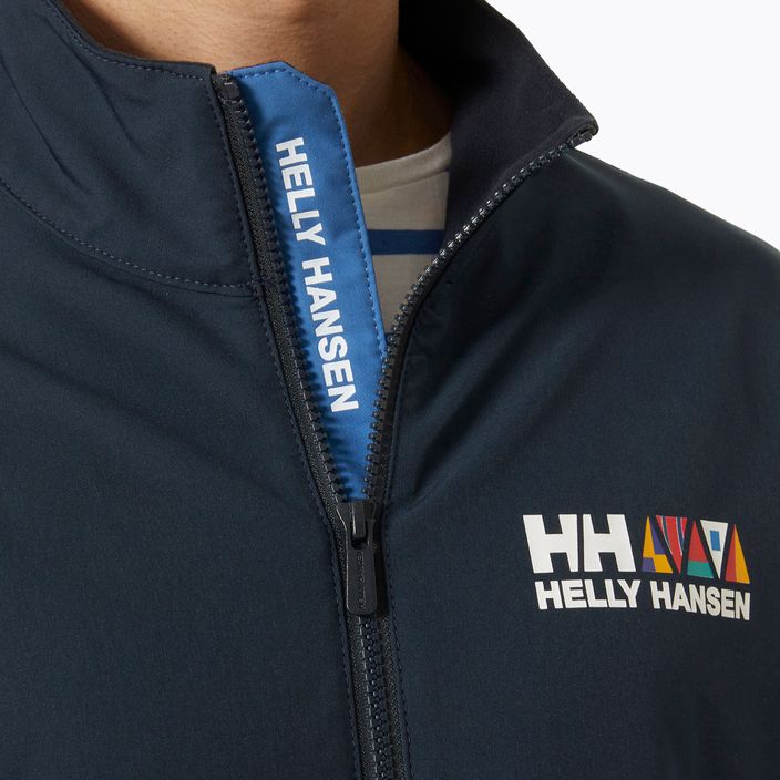 Férfi Helly Hansen Newport Softshell azurit vitorlás kabát 3